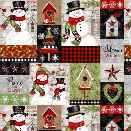 Snow Place Like Home Patches Flannel - Product Image