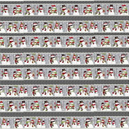 Snow Place Like Home Border Flannel