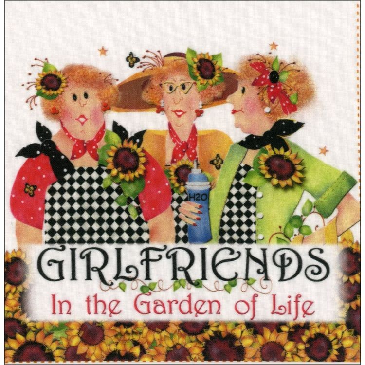 Girlfriends in the Garden Of Life Panel - Product Image