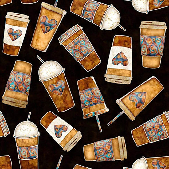 Coffee Time To Go Cups Black 