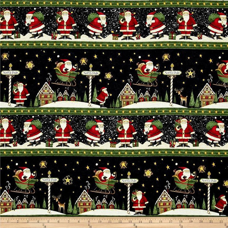 Santas Big Night Border - Product Image