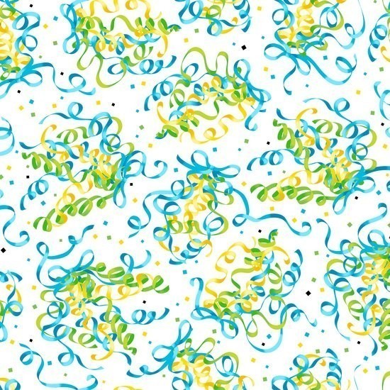 Party On! - Blue & Yellow Streamers - Product Image