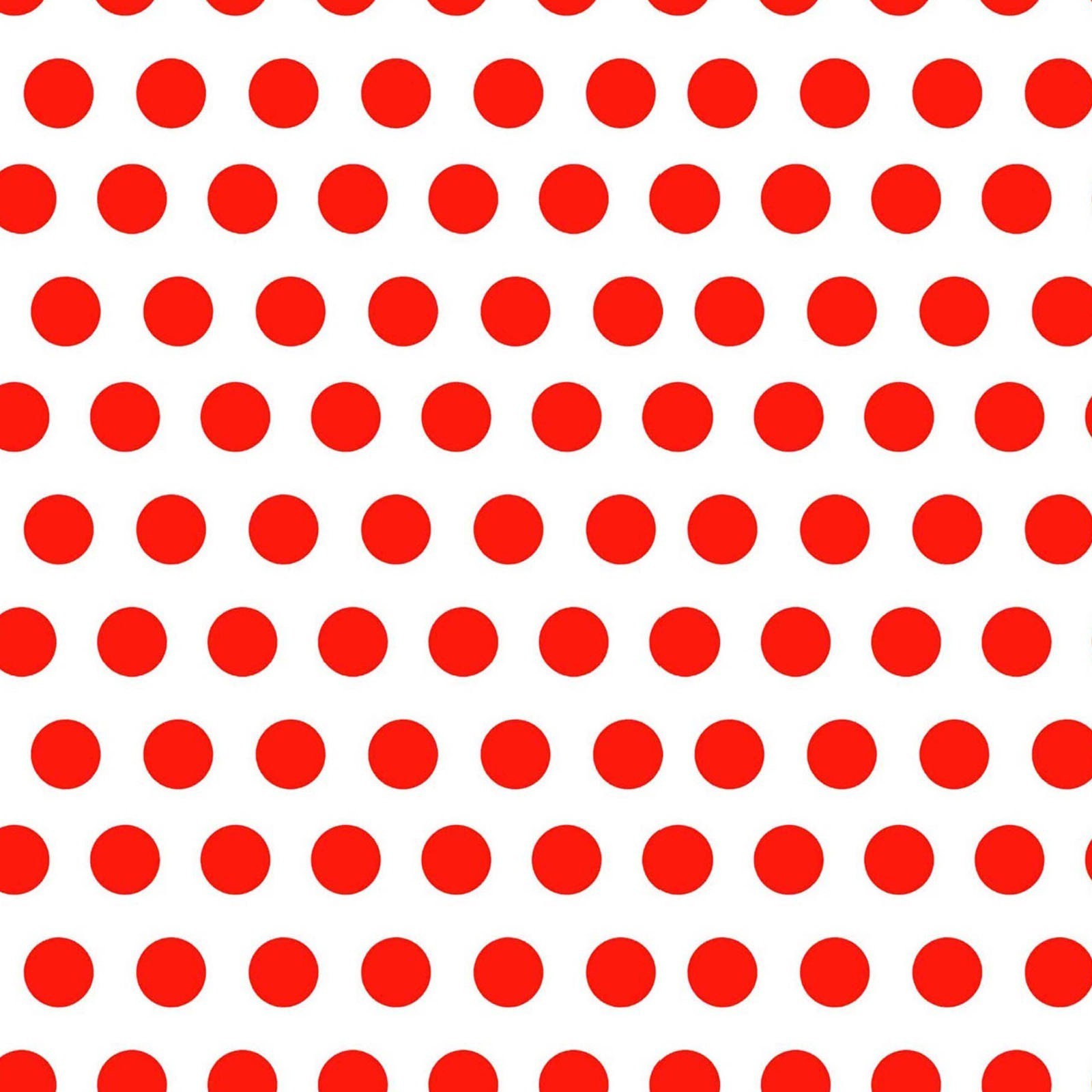 White with Red Dots