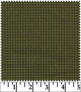 Woolies Flannel - Small Green Check
